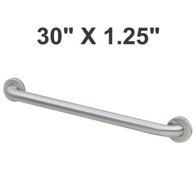 BOBRICK 5806X30 GRAB BAR 30'' SS 18-GAUGE WALL MOUNT CONCEALED FLANGE