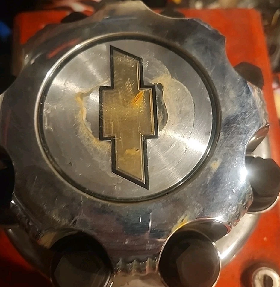 #MB 1999-2010 Chevrolet Silverado 2500 3500 4 piezas 8 tacos tapas centrales 15052380 Foto 3 de 4