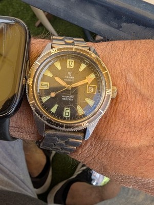 Yema Uhr 660 Feet Automatik 38mm Skin Diver alt Cal 2472