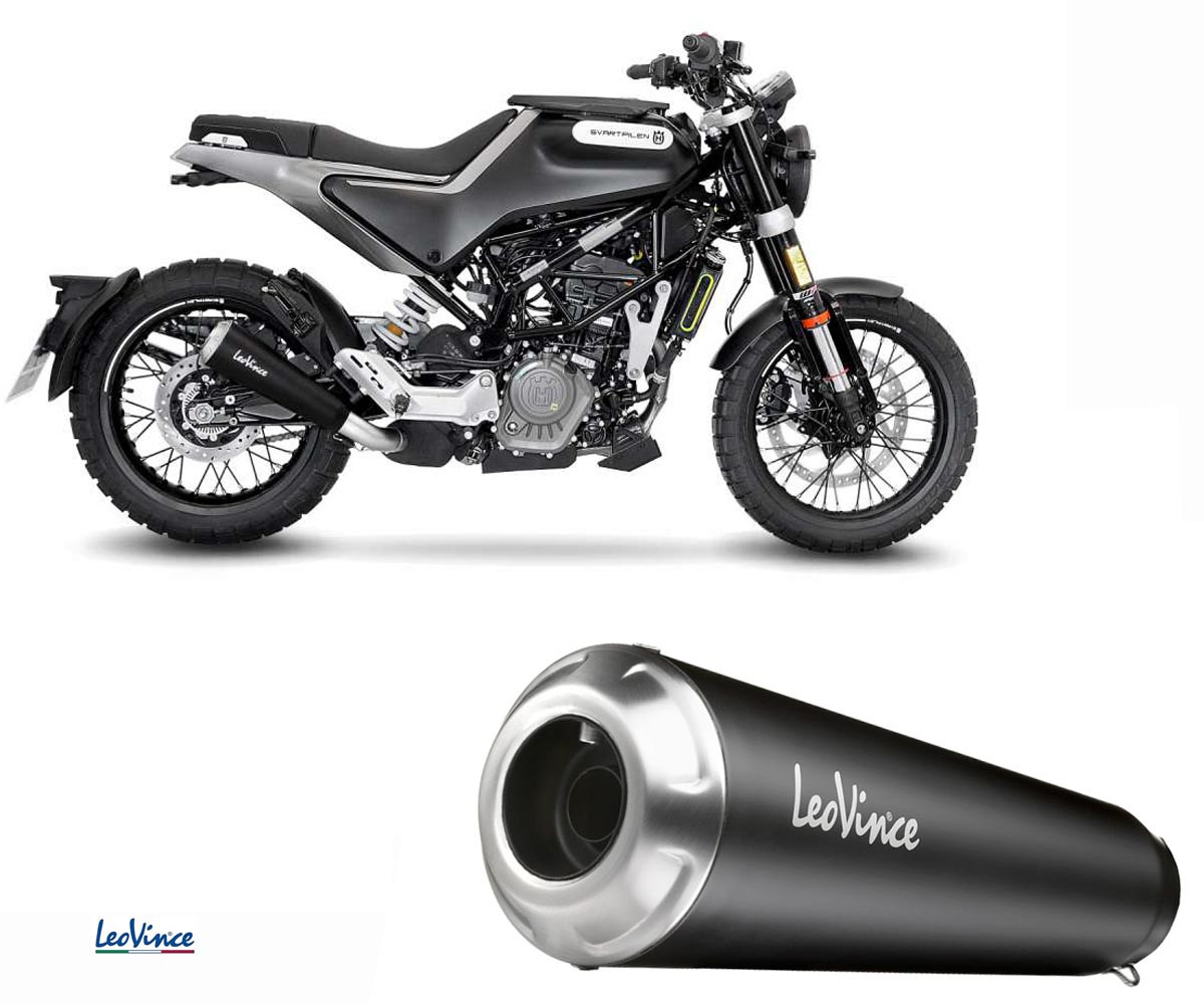 Exhausts Leovince approv Inox GP ONE HUSQVARNA SVARTPILEN/VITPILEN 125 2021 2023