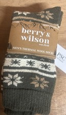 Men's Woollen Thermal Socks Thick Winter Warm Heavy Duty Boot Socks