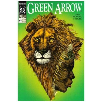 Green Arrow #49 - 1988 series DC comics VF+ [l''