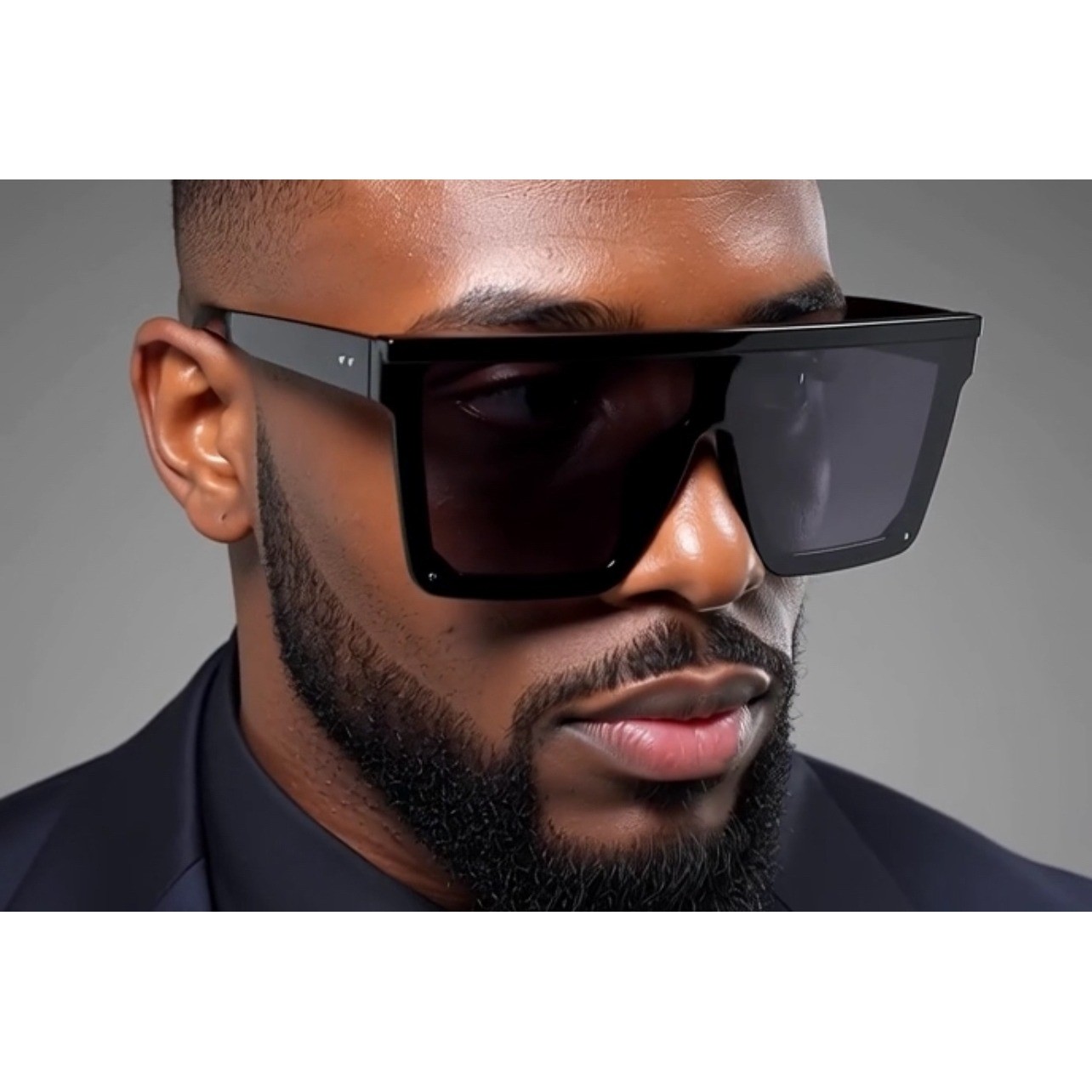 Square Sunglasses Men Oversized Fashion Shades Trendy Sun Glasses Gafas Lentes