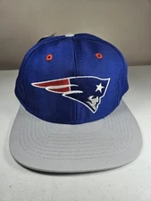 NOS Vtg Logo 7 NEW ENGLAND PATRIOTS Team NFL 90s Snapback Hat Cap NWT Competitor