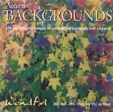 Natural Backgrounds 150 Image, Stock Photo CD of Wood, Sand, Water, Clouds, etc.