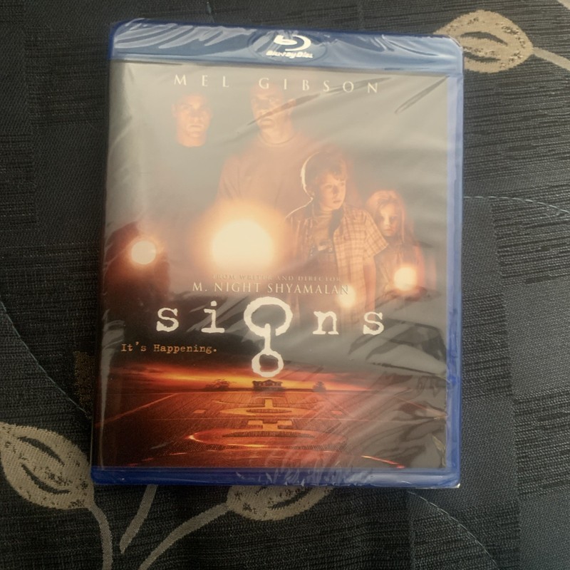Signs (2008, Bluray) M. Night Shyamalan Mel Gibson Aliens