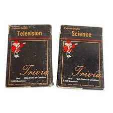 Professor Quizzle  s Trivia Card Sets Game Of Questions Science  Television HNB