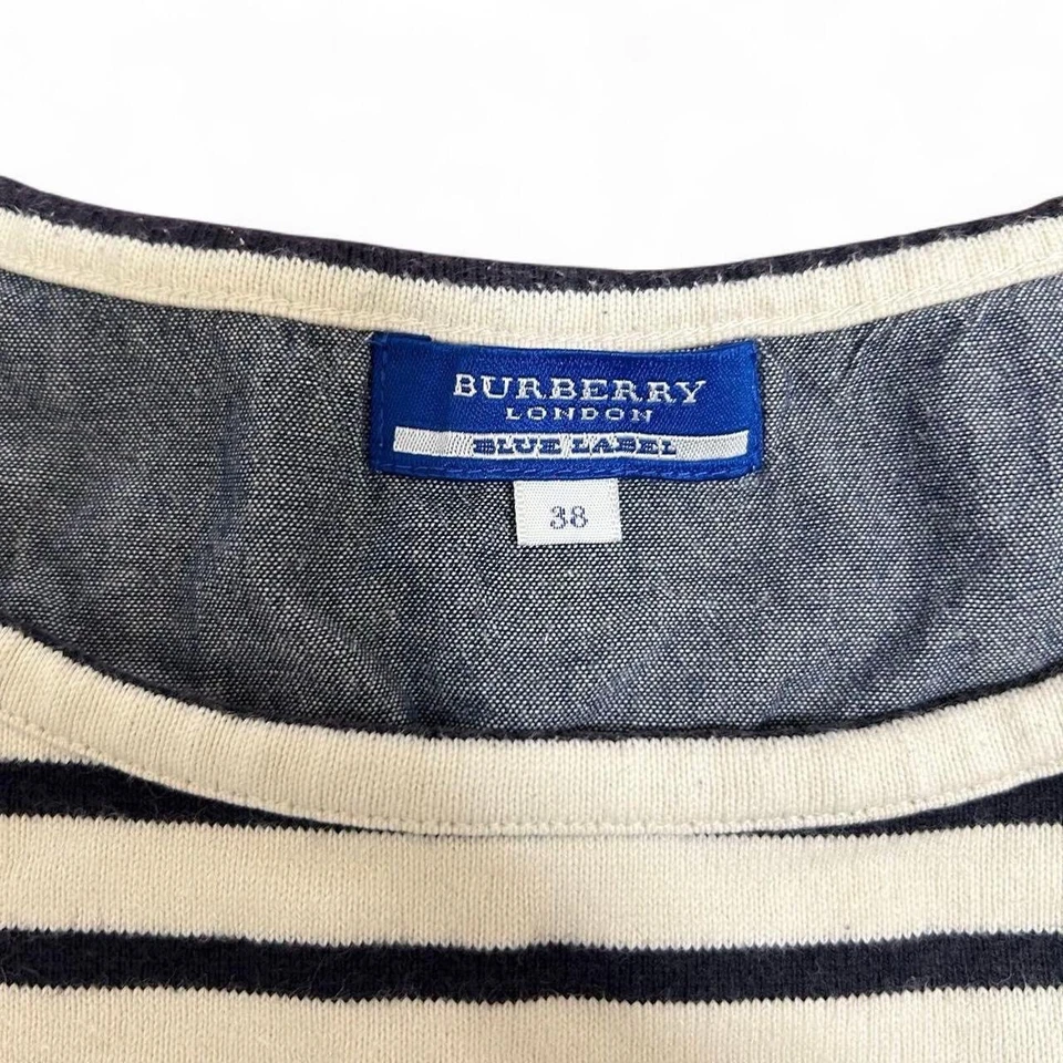 Top marinero a rayas Burberry Blue Label para mujer - exclusivo de Japón vintage Foto 3 de 3