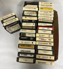 8 Track Tapes Lot Of 38 Various Artists Mixed Lot Classics Country-as is