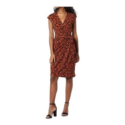 Amazon Essentials Women's Size 4X Floral Wrap Dress