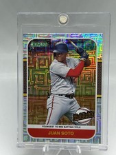 Juan Soto 2021 Panini Donruss Highlights Insert #HI3 Mojo Silver Pack Parallel