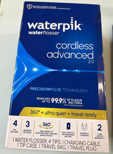 Waterpik Cordless Advanced 2.0 Water Flosser Portable For Teeth, Gums, Braces,