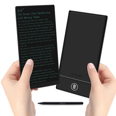 LCD Writing Tablet for Adult: 6.5 Inch Mini Full Screen Drawing Board Reusabl...