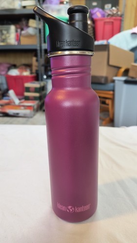 2er Set - Klean Kanteen Classic Edelstahl Flip Seal Sport Verschluss Flasche - 18 Oz. - Bild 6 von 8