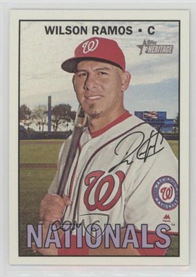 2016 Topps Heritage High Number Wilson Ramos #567 2f9