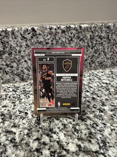 Donovan Mitchell 2024-25 Panini Mosaic NBA JAM MASTERS GREEN MOSAIC PRIZM CAVS - Foto 2 di 2