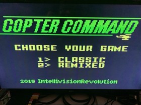 INTELLIVISION HOMEBREW COPTER COMMAND WITH PATCH# IR-0009! CIB RARE EXC  TESTED