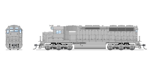 Broadway Limited 4297 EMD SD45, sin pintar, sonido Paragon4/DC/DCC, HO | Condition: New