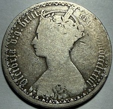 GREAT BRITAIN - Queen Victoria - Silver Florin - 1873 - Km-146.2!