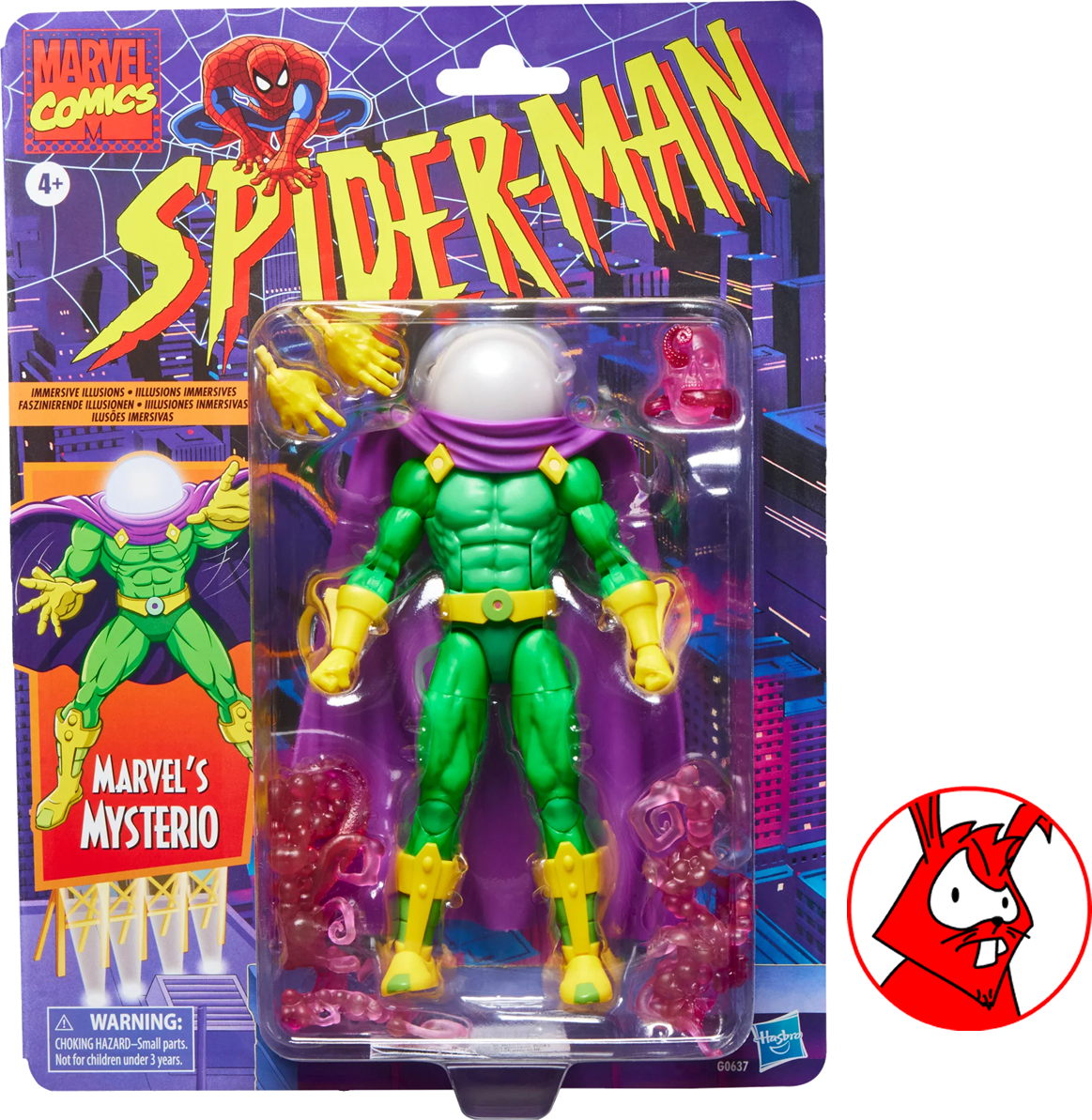 Mysterio Retro Carded - Spider-Man Marvel Legends - 6inch Hasbro Figure