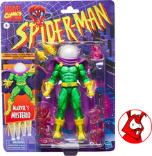 Mysterio Retro Carded - Spider-Man Marvel Legends - Figura Hasbro da 6 pollici