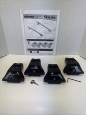 Yakima Skyline Load Bar Tower 4 Pack With Sks Locks And Key 144