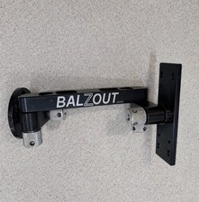 BalZout Black Aluminum Mount Single Mount 9” Arm Garmin Round 3 -3/4” Base USA