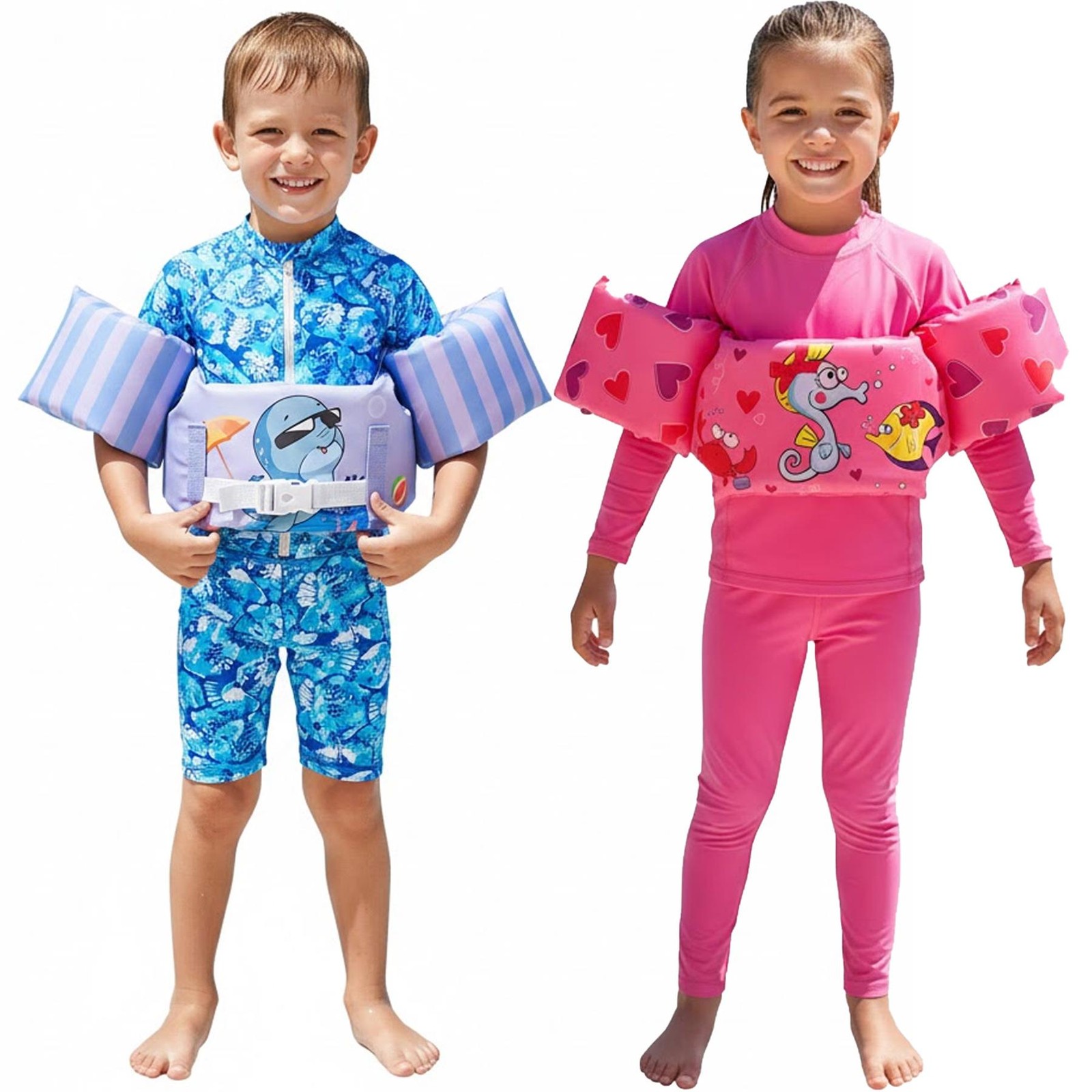 Niños Natación Chaleco Ligero Poliéster Y Epe Espuma Piscina Playa Y Holiday Uso