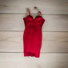 Victoria secret Red Silk Bodycon Slip Dress size 34B