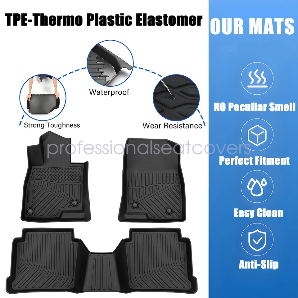 Juego de alfombrillas forro 3D para Mazda 6 TPE 2014 2015 2016 2017 2018 2019 2020 2021 Foto 3 de 4