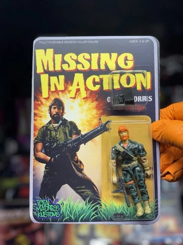 Custom vintage style CHUCK NORRIS G.I. Joe action figure