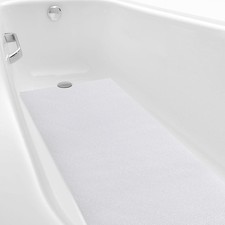 16" x 40" Non Slip Bathtub Mat with Drain Cut Out Anti Slipping Non Skid Safe Tu