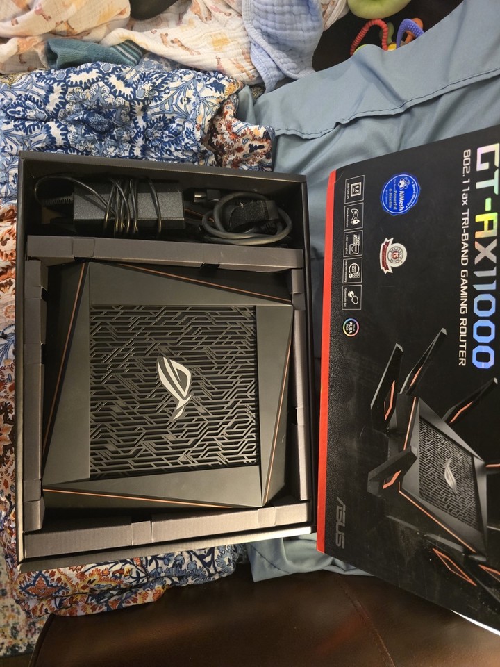 ASUS ROG Rapture GT-AX11000 Tri-Band Wi-Fi Gaming Router | eBay