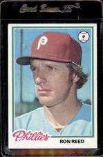 1978 Topps #472 Ron Reed Philadelphia Phillies - Nice Card