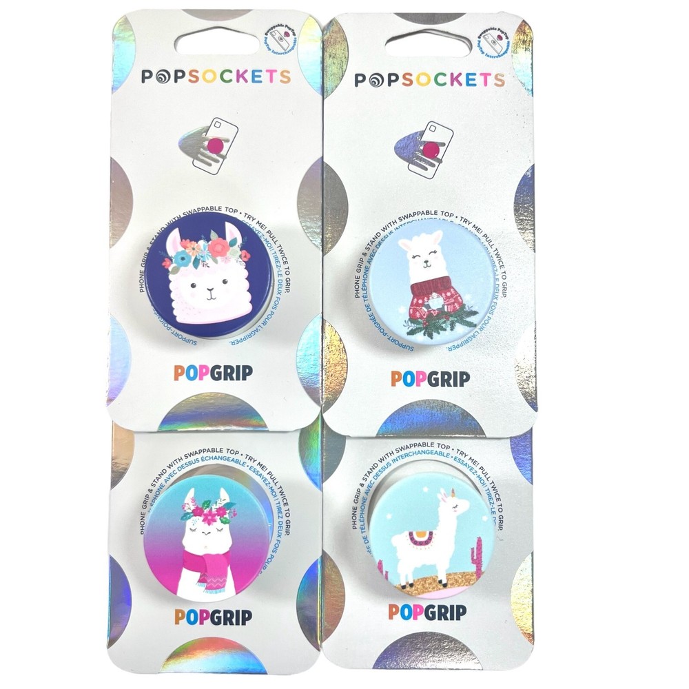 Popsockets Princess LLama Holi-Llama Cocoa Llama Como Se Llama Alpaca Pop Each