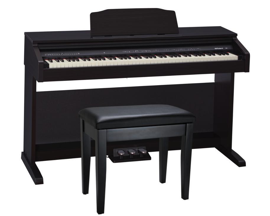 Roland RP30 Digital Upright Piano with Bench Black eBay