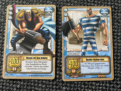 One Piece Marine Karten Morgan 2er Set Derber rechter Arm  Karte JS-C28 TCG C19