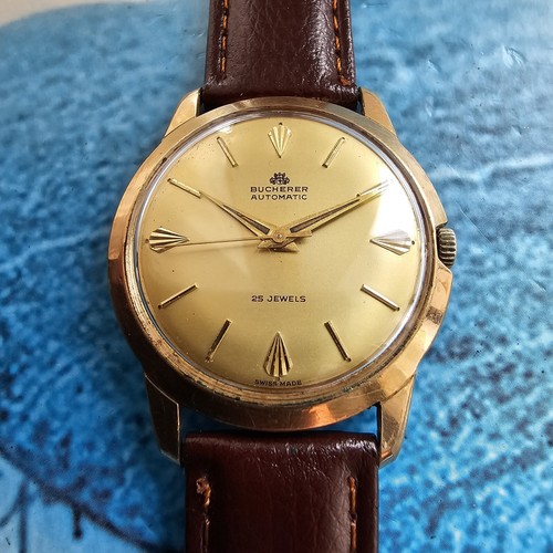 Vintage Bucherer Automatic Men's Wristwatch - Picture 2 of 13