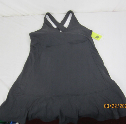 Women's All In Motion Everyday V-Neck Crossback Active Dress Black 2XL - Picture 5 of 17