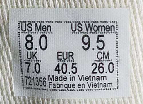 Vans Damen NEU Canvas schwarz & weiß Schachbrettmuster 3/4-Top Schnürschuhe Größe 9,5 - Bild 6 von 12
