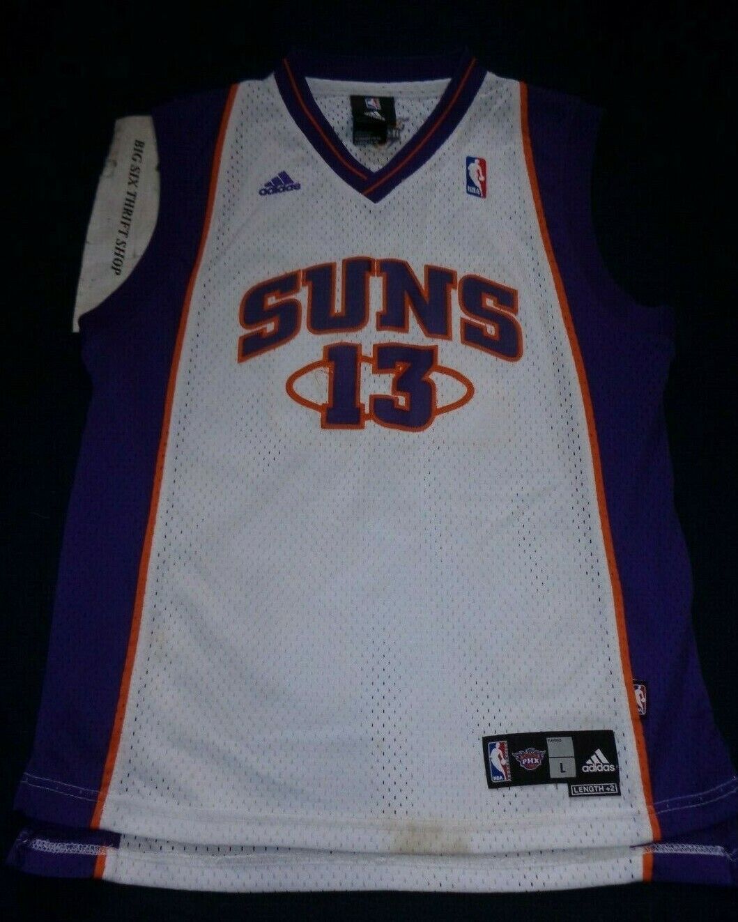 Phoenix Suns Reebok Steve Nash #13 NBA Basketball Jersey Youth Large 14/16