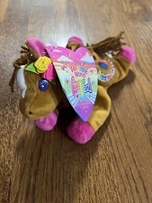 Lisa Frank Rainbow Chaser Beanie Baby Stuffed Animal Plush Toy