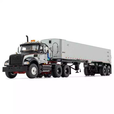First Gear Mack Granite Day Cab with East Genesis Dump Trailer Diecast