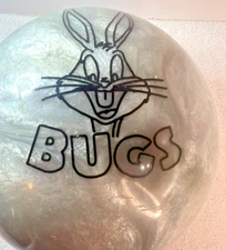 Brunswick 1999 Warner Bros BUGS BUNNY Vintage Bowling Ball 7LB BNB7431
