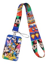 Mickey Mouse and Friends Keychain Lanyard with ID Holder