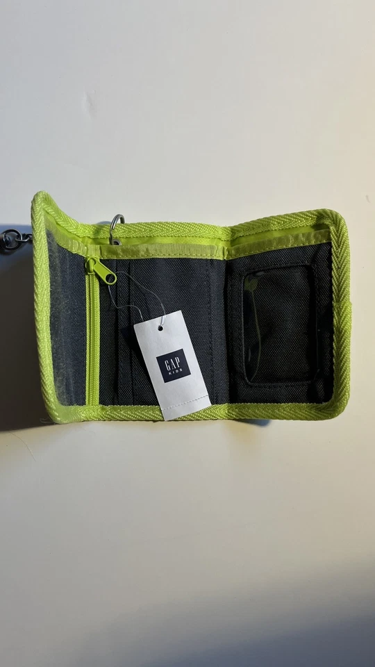 Cartera triple vintage Gap niños niños calaveras multicolores con cadena Foto 4 de 4