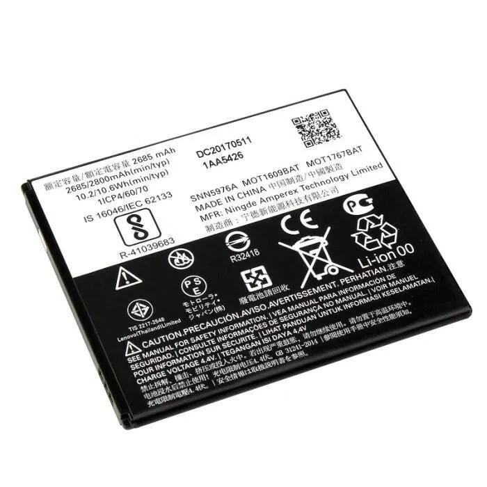 OEM GK40 Battery 2800mAh For Motorola Moto G4 G5 Play E3 E4 XT1607 XT1609 XT1670 - Image 2 of 4