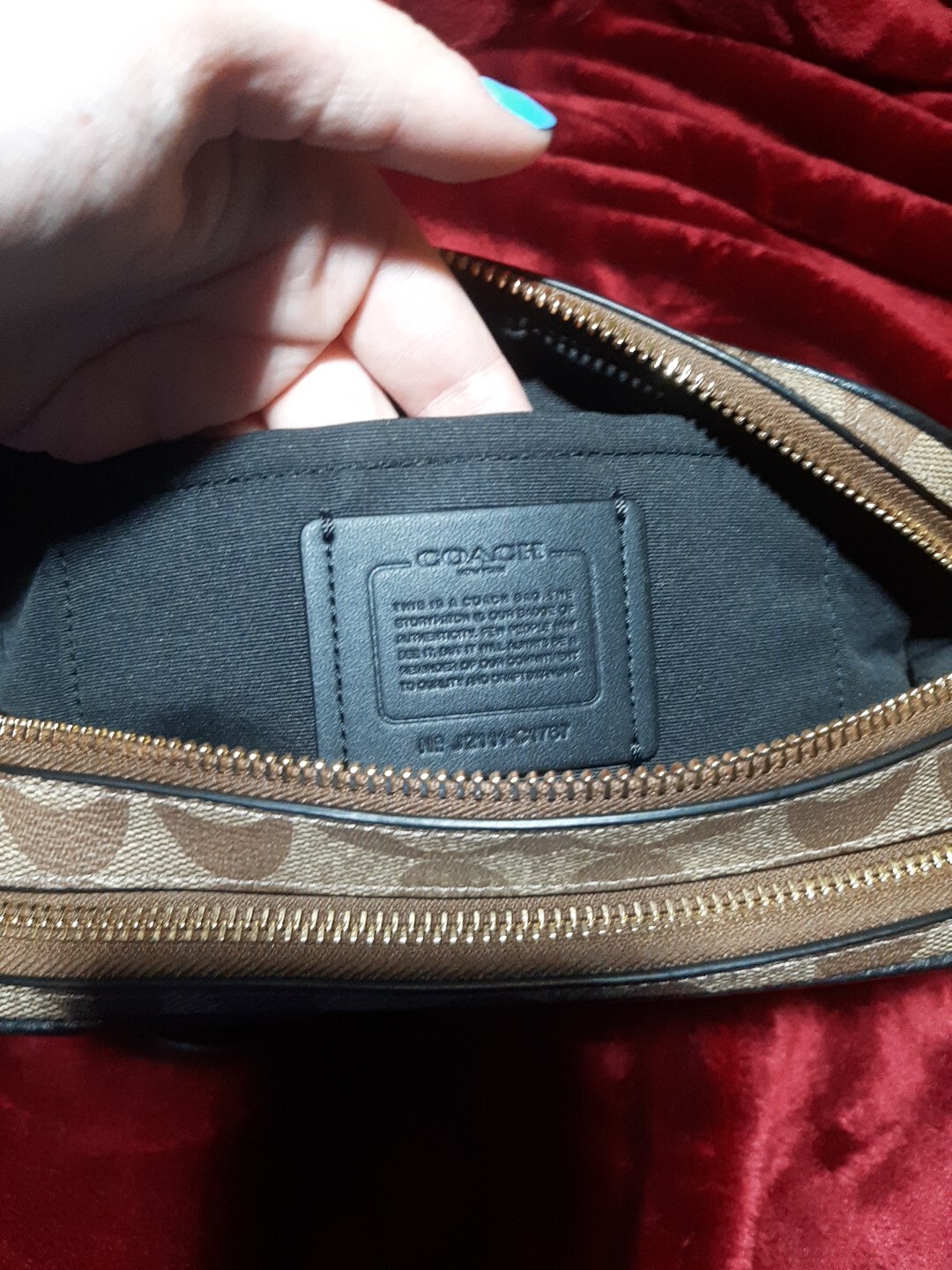 Coach Signature Jes C1767 Crossbody Bag - Im/Khaki Brown Multi for  