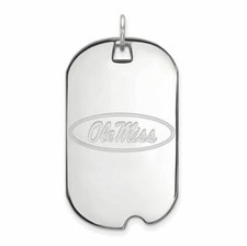 SS of Mississippi Ole Miss Large Dog Tag Pendant