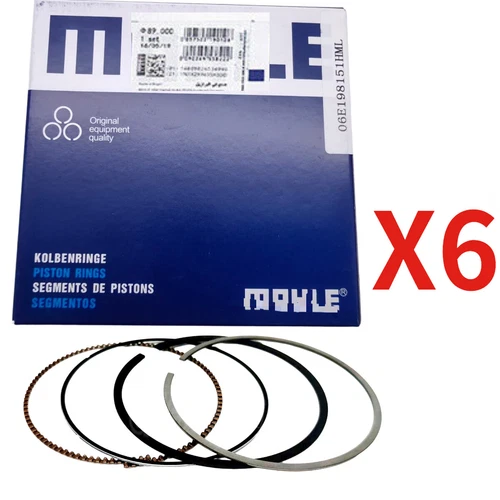 6pcs Kolbenringe Φ84.5mm für Audi A4 A5 A6 Q5 3.2L FSI V6 CALA CALB 06E198151H - Bild 1 von 12